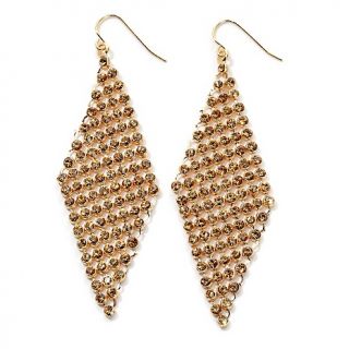 187 836 colleen lopez diamond shaped mesh drop earrings rating 13 $ 39
