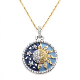 182 945 absolute victoria wieck 1 26ct absolute sun and moon pendant