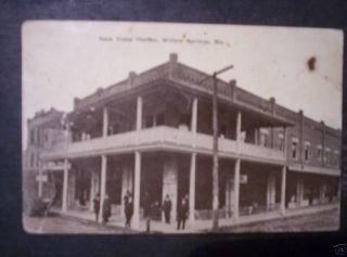 1911 Postcard New Hotel Horton Willow Springs Missouri