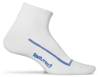 Feetures Socks Ultra Light Cushion White Quarter 1pair