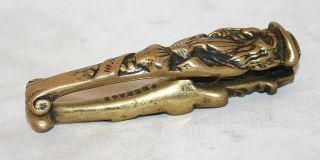 Antique Bronze Antisemitic Nut Cracker England 1930c