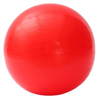  Stability Ball for Yoga Fitness Exercise Red with Air Pump