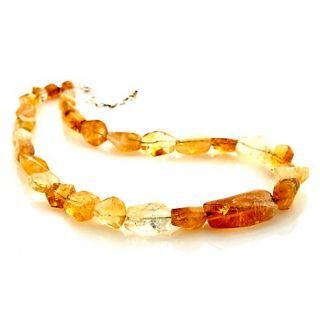 188 736 mine finds by jay king beaded citrine sterling silver 18 1 2