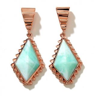 198 925 mine finds by jay king creamy mint green opal copper earrings