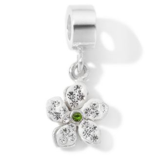 191 323 charming silver inspirations sterling silver dangle flower