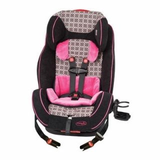 Evenflo Symphony 65 LX All in One Convertible Car Seat ~PINK FLAMENCO