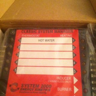 ENERGY KINETICS  SYSTEM 2000 CLASSIC SYSTEM MANAGER  WITH 2 SERVICE