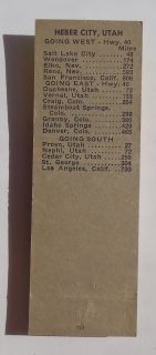 1950s Matchbook Fays Chevron Gas Service Phone 694 Atlas Tires Heber