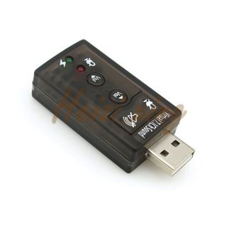 PC Laptop Audio USB 3D External 7 1 Sound Card Channel