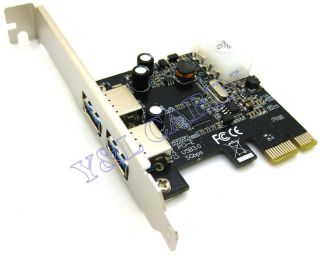 Port USB 3.0 HUB to PCI E PCI Express Card Converter Adapter 5.0Gbps