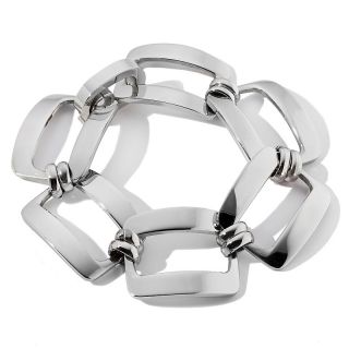 194 967 stately steel stately steel bold rectangular link bracelet