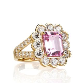 219 295 jean dousset absolute 6 4ct emerald cut created pink sapphire