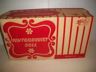  DOLL or PUPPET / ORIGINAL BOX ~ JURO NOVELTY CO. INC. ~ (1968