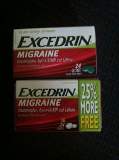  Excedrin Migraine 24 Geltabs 30 Tablets