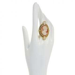 Jewelry Rings Fashion Amedeo NYC® Villa Pisani Cornelian Shell