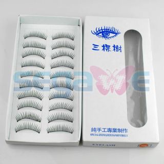 108 S1 False Eyelashes 10 Pairs for Eyelash Long Soft Makeup Natural