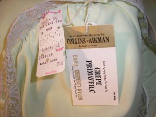 label gilead collins aikman fabric content 100 % nylon enka crepeset