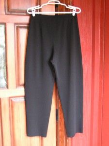Exclusively MISOOK Petite Black Pull on Style Knit Pants Sz Petite