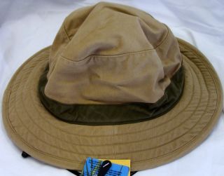 ExOfficio Insect Shield Cotton Sun Bucket Hat Khaki S