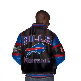 Buffalo Bills NFL Post Game Faux Leather Jacket