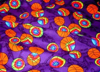 On The Court Basketball Fabric 44 x 1yard Lots