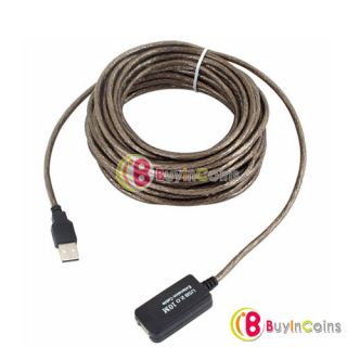 USB 2 0 Extension Repeater Cable 30ft 10M A Male to A Female Data