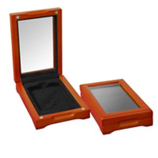 231 860 coin collector set of 2 oak display boxes for slabbed coins