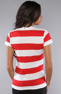 Joyrich The Leah Dolly Girl Striped Tee in Red