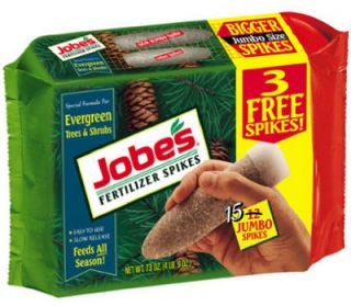 Jobes 01611 15 Pack Evergreen Tree Fertilizer Spikes