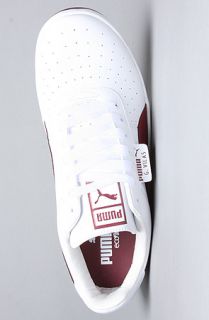 Puma The G Vilas L2 Sneaker in White Red