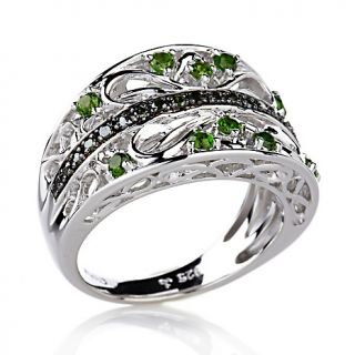 227 936 victoria wieck 3ct chrome diopside and green diamond sterling