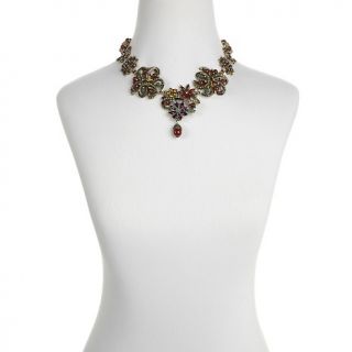 Heidi Daus Corsage for the Neck Crystal Accented Station Necklace at