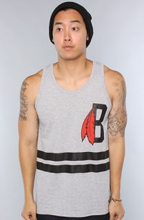 BLVCK SCVLE The B Feather Tank in Gray