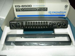Pioneer EQ 6500 9 Band Graphic Equalizer Vintage Car Stereo