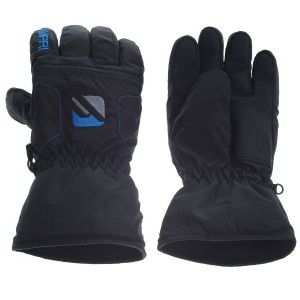Campri Mens Black Thermal Padded Ski Gloves Snowboard Warm Winter s M