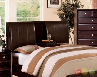 Profile Upholstered Bed w Console Bedroom Furniture Set B6275