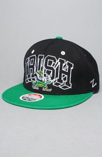 Capital Sportswear The Notre Dame Blockbuster Snapback Hat in Green