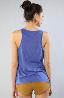 Sauce The AA Fringe Tank in Blue Concrete