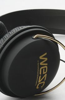 WeSC The Tambourine Golden Headphones in Black