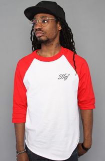 HUF The HUF Aces Baseball Tee in Red White