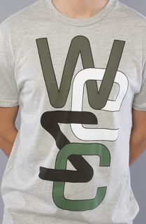 WeSC The Overlay No 2 Tee in Grey Melange