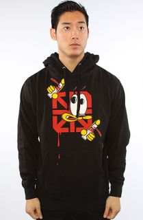 7th Letter The Spray Icon Hoody in Black