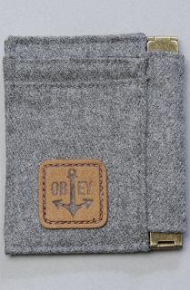 Obey The Explorer ID Card Holder in Heather Charcoal
