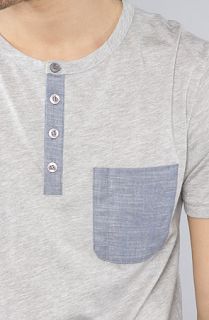 Rook The Next Coast Henley in Heather Grey