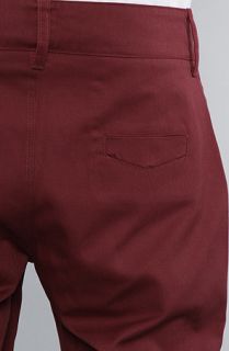 Mister The Chino Pants in Maroon Concrete