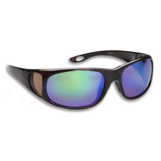 Fisherman Eyewear Polarized Sunglasses Grander Tortoise Green Mirror