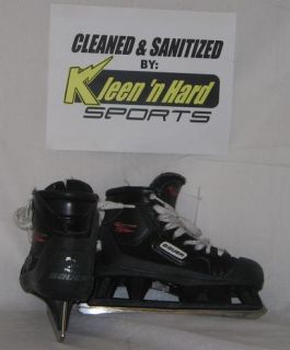 Used Size 2 Bauer Reactor 3000 Ice Hockey Goalie Skates