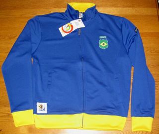 New FIFA 2010 World Cup Brasil Soccer Jacket Mens XL