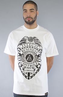 Sneaktip The Illegal Business Controls America Tee in White