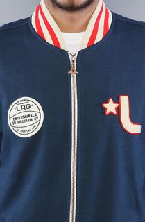 LRG The Entermurals Track Jacket in Nautical Blue